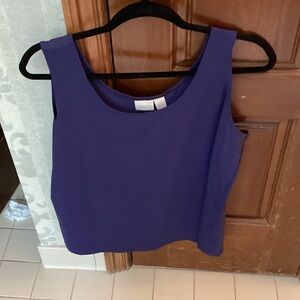 Chico's Navy Blue Sleeveless Top